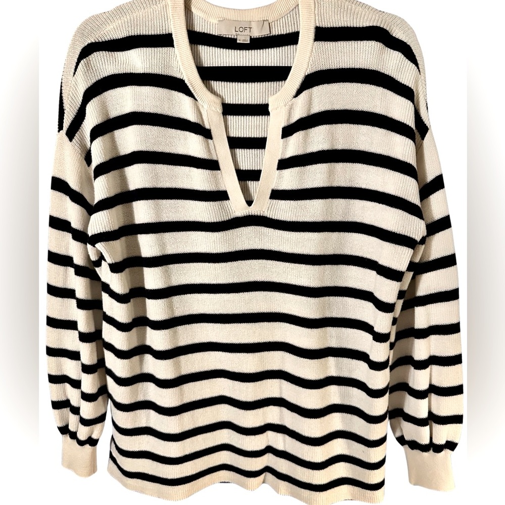 Loft striped sweater